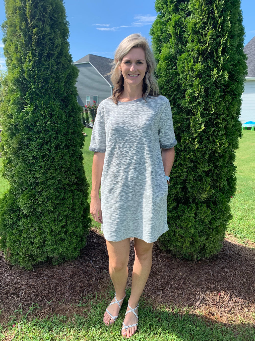 Grey Terry Dress